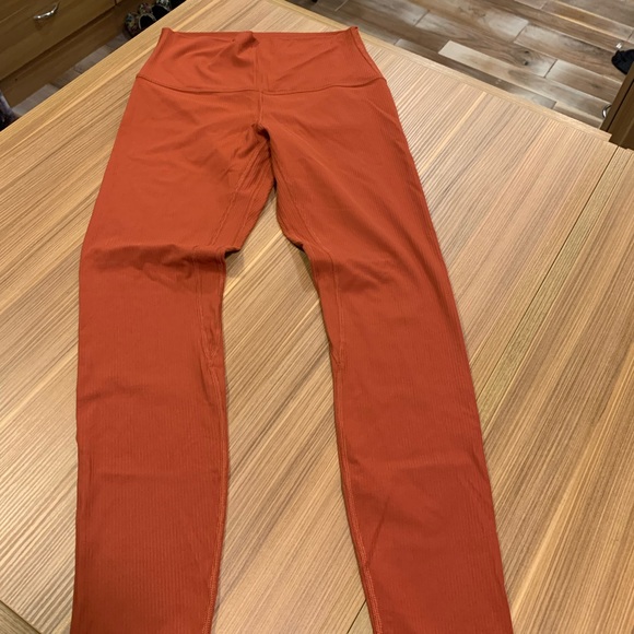 Lululemon align 25 ribbed orange 6 - Picture 4 of 9